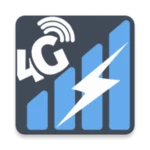 force internet speed 4g lte 5g android application logo